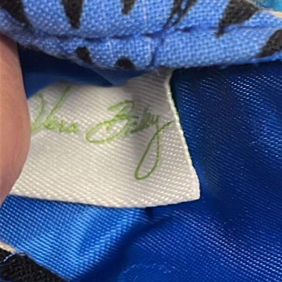 Vera Bradley Blue Bayou Cellphone Crossbody with Metal Braided Crossbody Strap - Picture 7 of 11